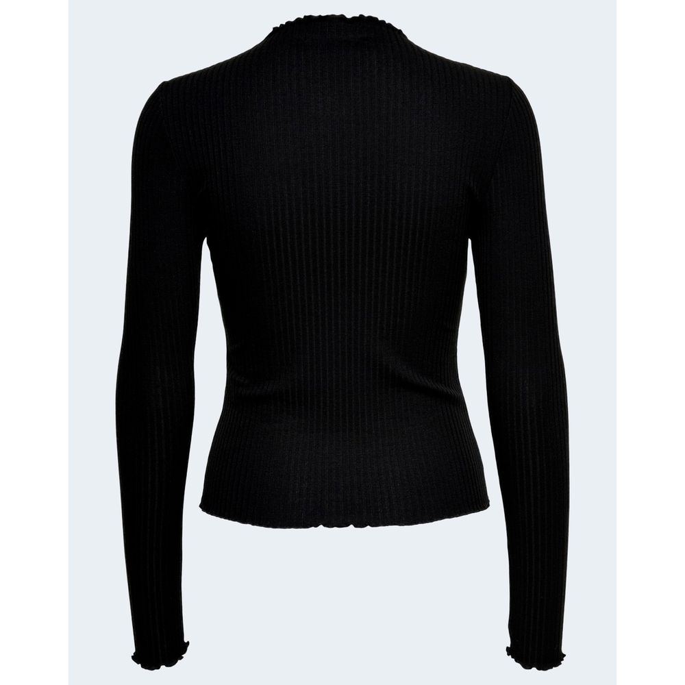 Women’s Only Black Polyester Turtleneck