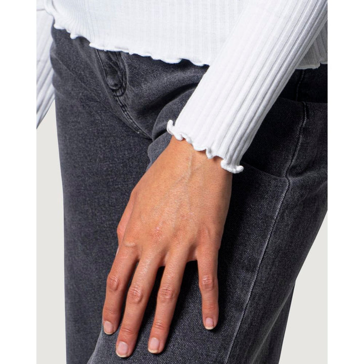 Women’s Only White Polyester Turtleneck