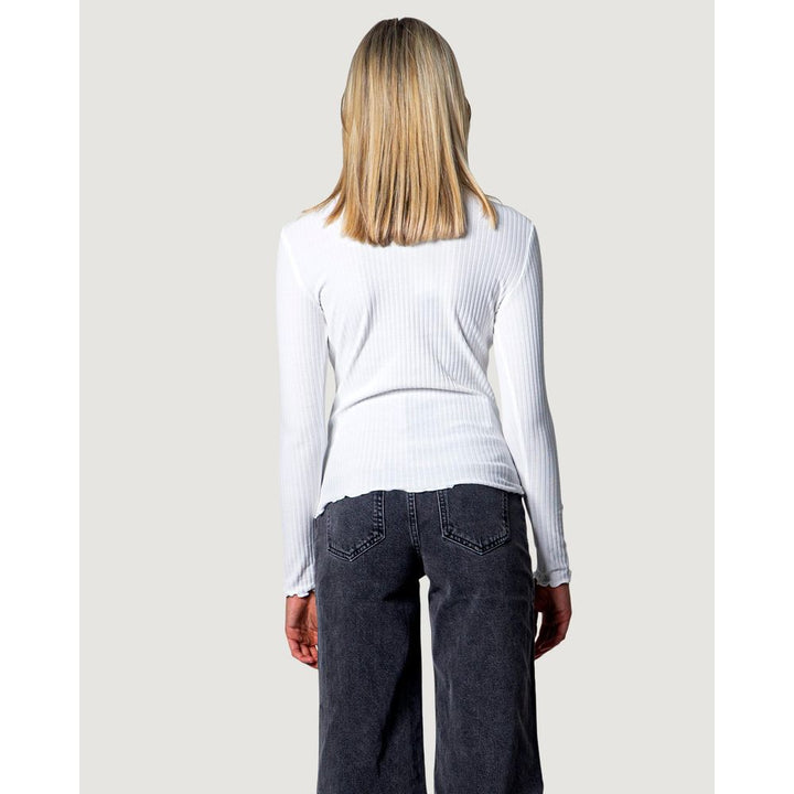 Women’s Only White Polyester Turtleneck