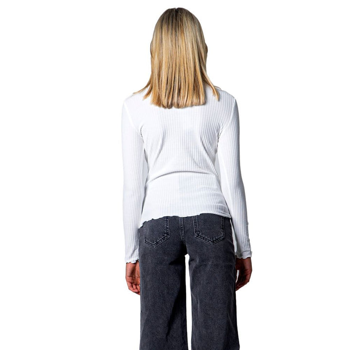 Women’s Only White Polyester Turtleneck