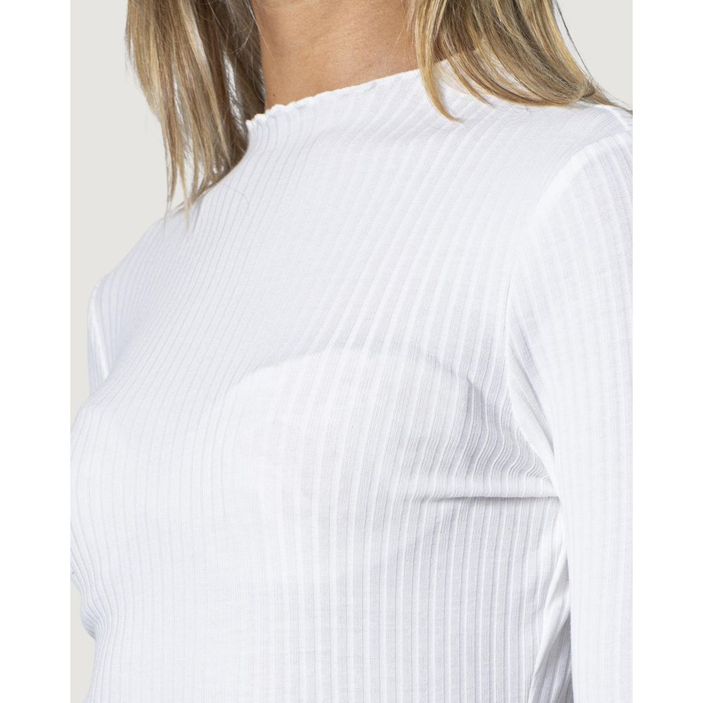 Women’s Only White Polyester Turtleneck
