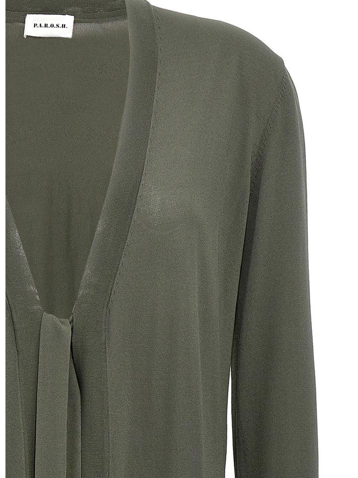 Women’s P.a.r.o.s.h. Bicolor Viscose Cardigan