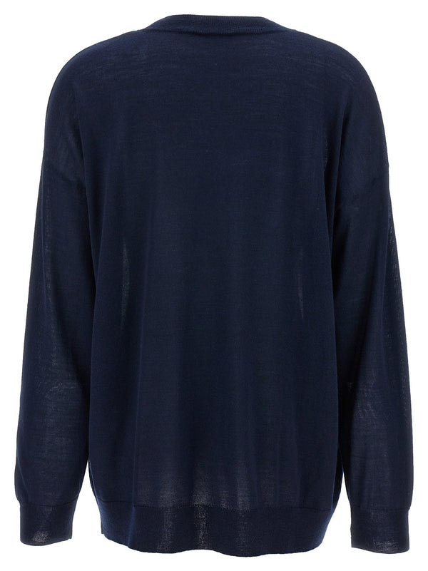 Women’s P.a.r.o.s.h. Blue Wool Cardigan