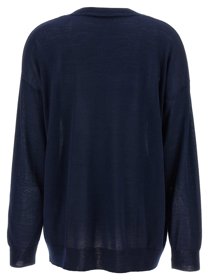 Women’s P.a.r.o.s.h. Blue Wool Cardigan