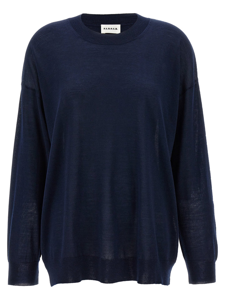 Women’s P.a.r.o.s.h. Blue Wool Cardigan
