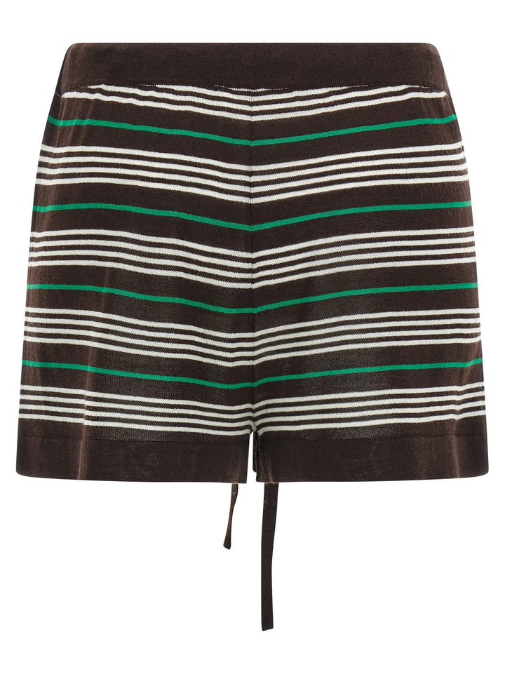 Women’s P.a.r.o.s.h. Brown Wool Bermuda Shorts