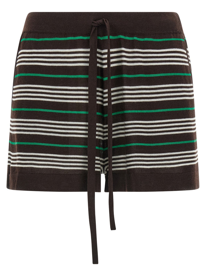 Women’s P.a.r.o.s.h. Brown Wool Bermuda Shorts