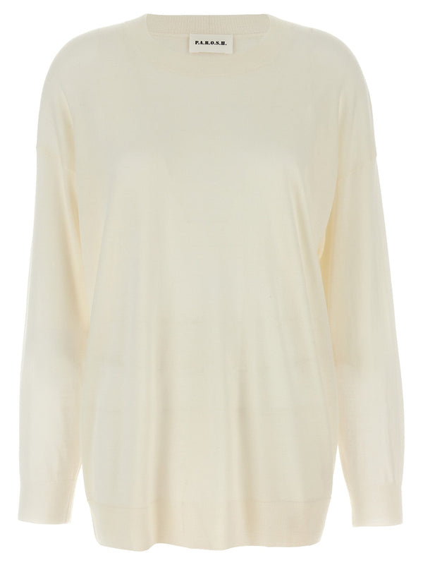 Women’s P.a.r.o.s.h. White Wool Cardigan
