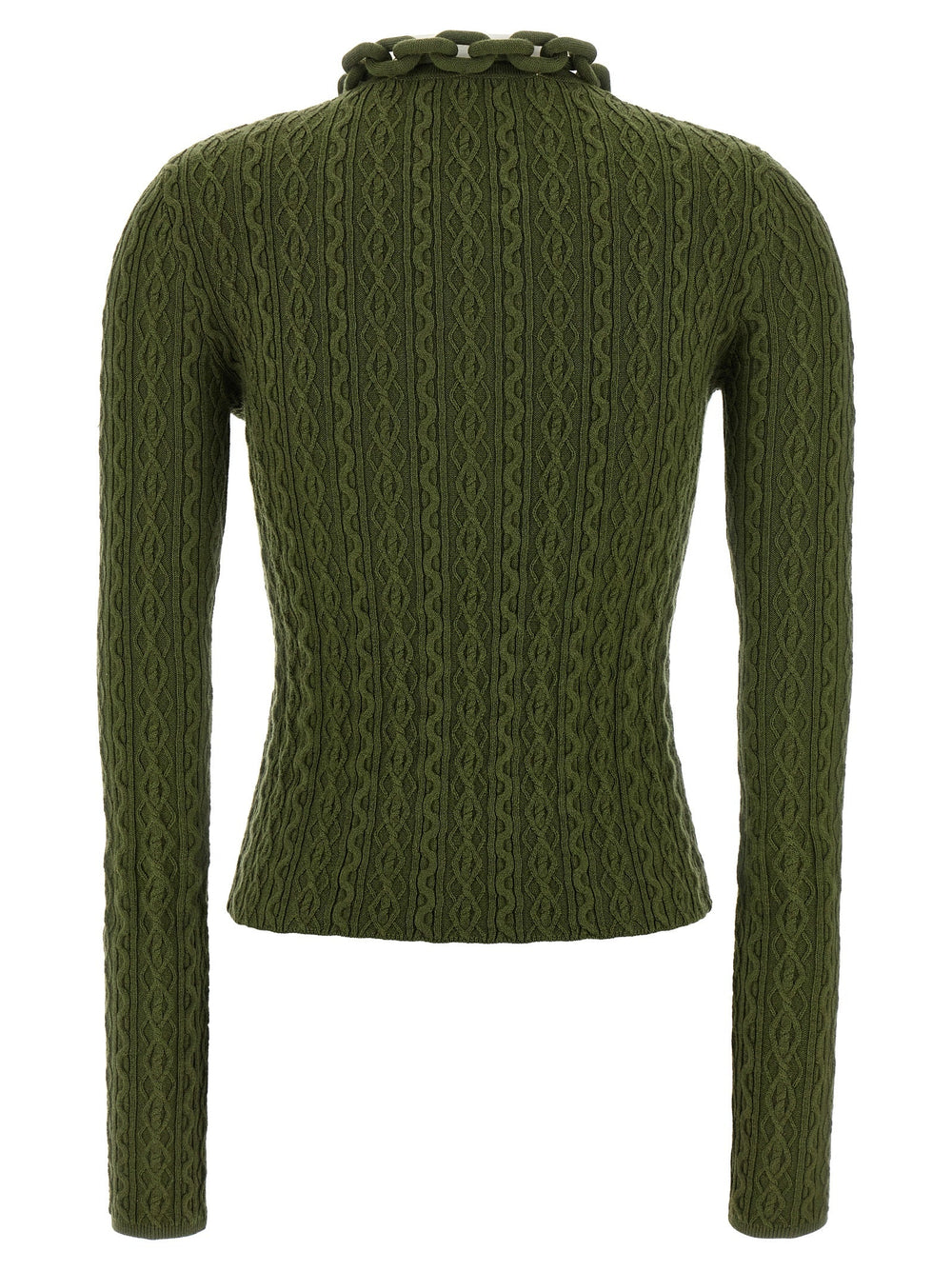Women’s Paco Rabanne Bicolor Wool Cardigan