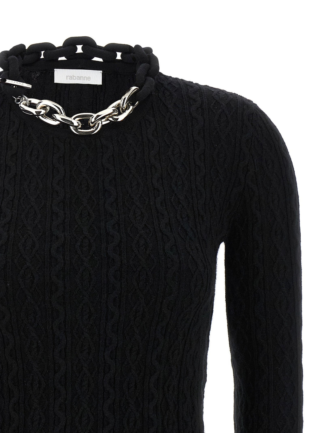 Women’s Paco Rabanne Black Wool Cardigan