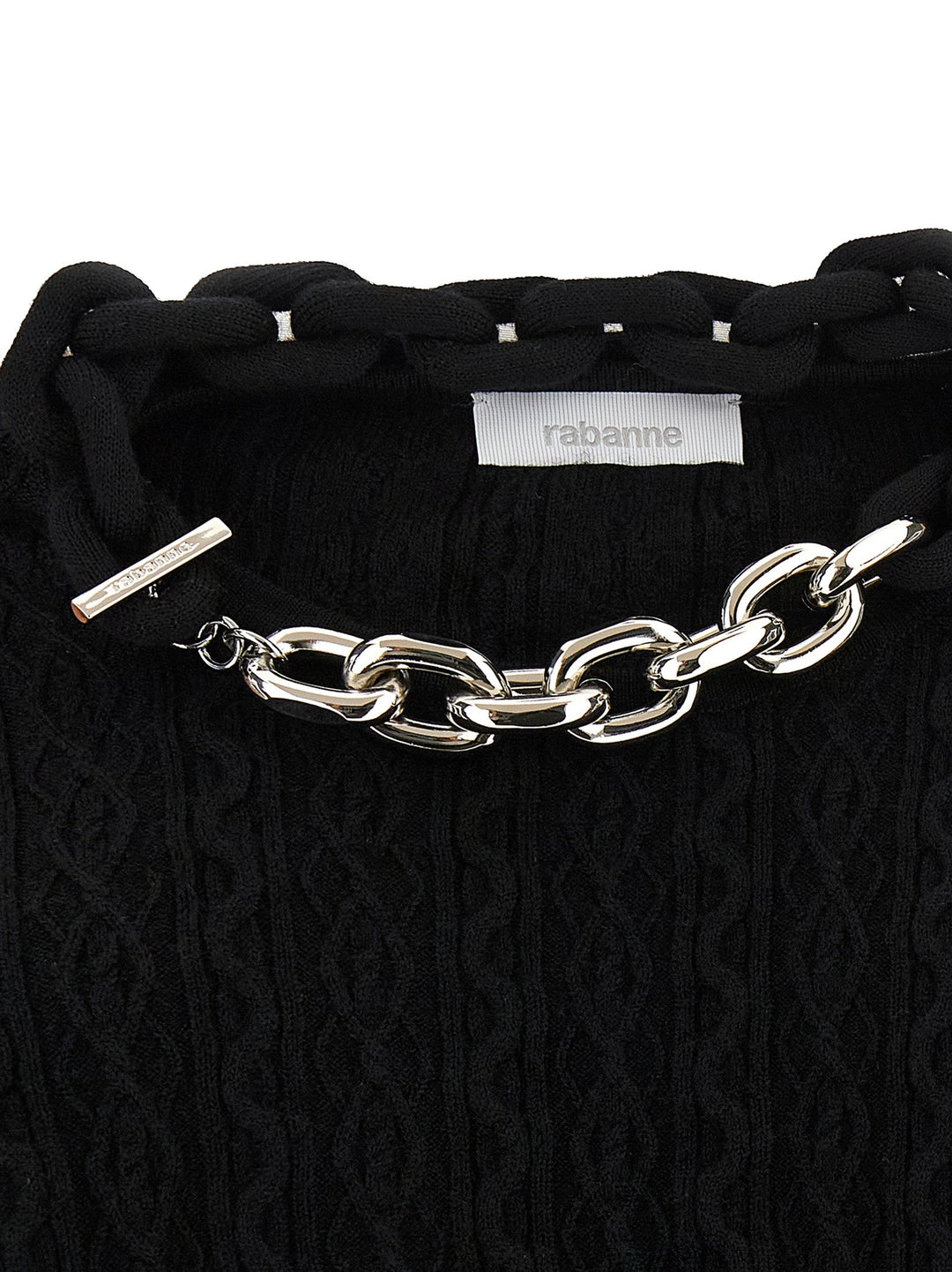 Women’s Paco Rabanne Black Wool Cardigan
