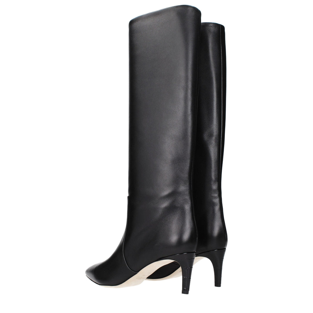 Women’s Paris Texas Black Leather Ankle Boots