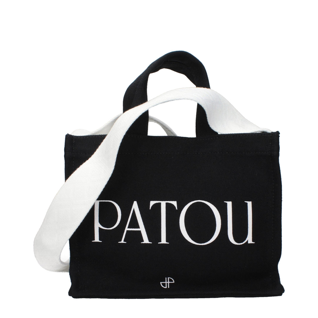 Women’s Patou Black Cotton Handbag