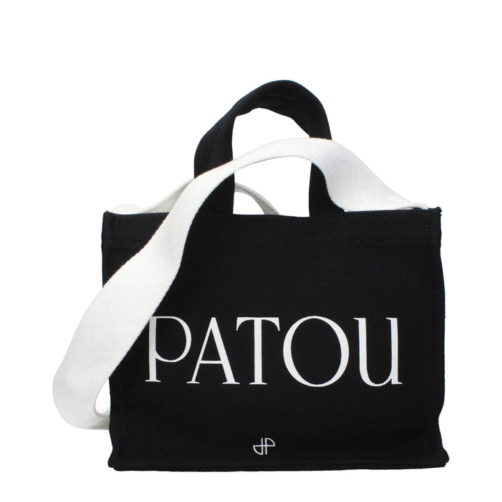 Women’s Patou Black Cotton Handbag