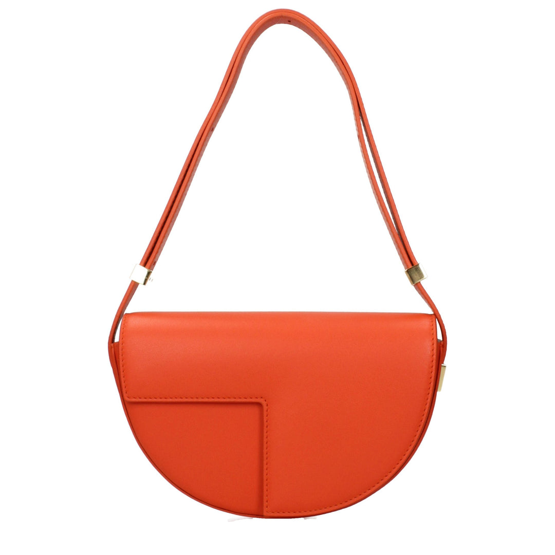 Women’s Patou Orange Leather Shoulder Bag