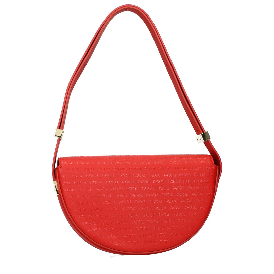 Women’s Patou Red Leather Shoulder Bag