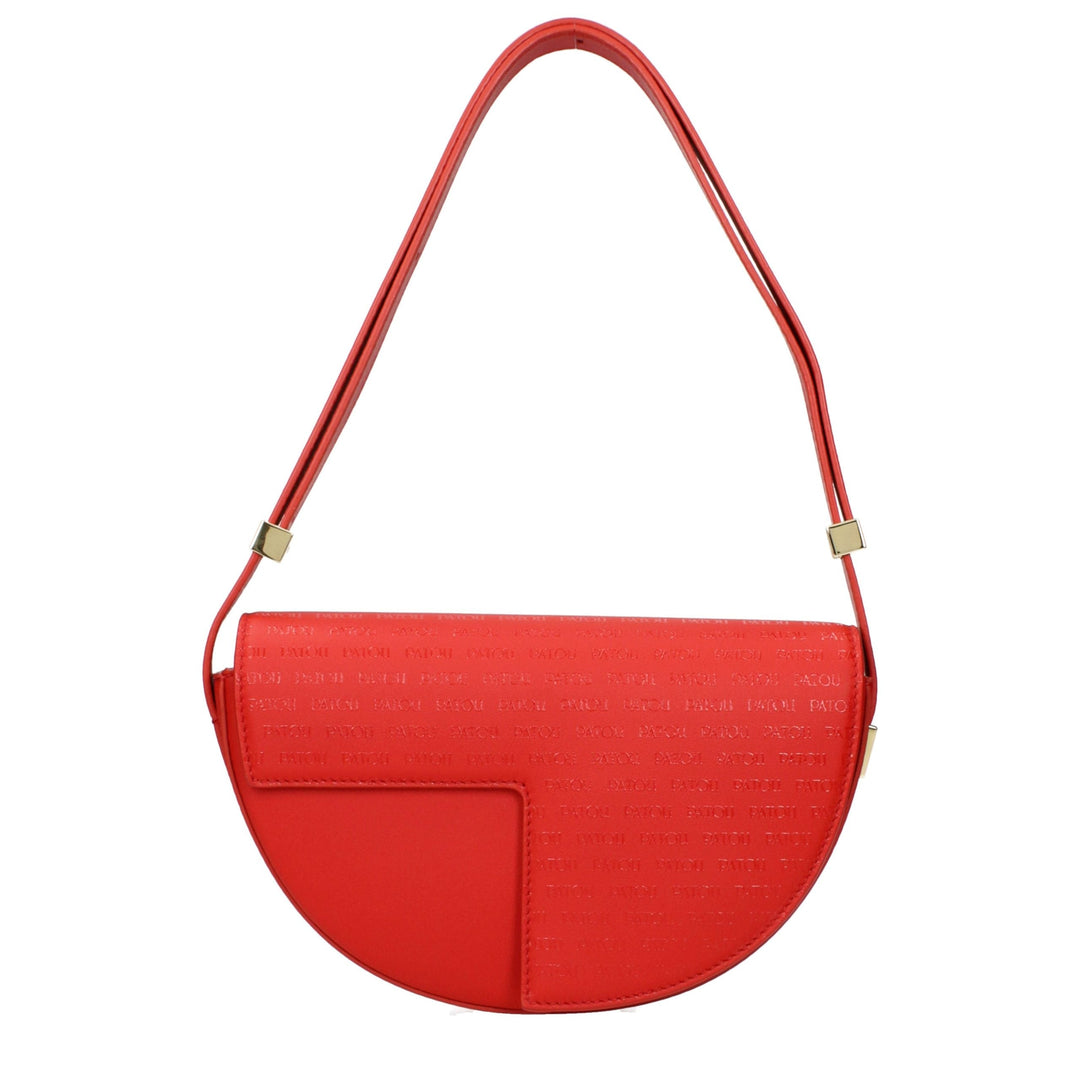 Women’s Patou Red Leather Shoulder Bag