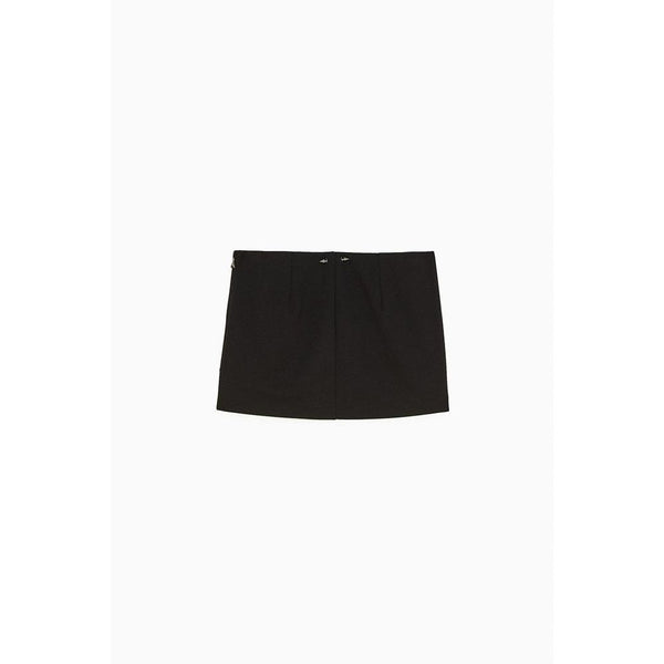 Women’s Patrizia Pepe Black Viscose Mini Skirt