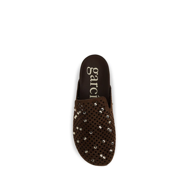 Women’s Pedro García Brown Calf Leather Bos Taurus Mules