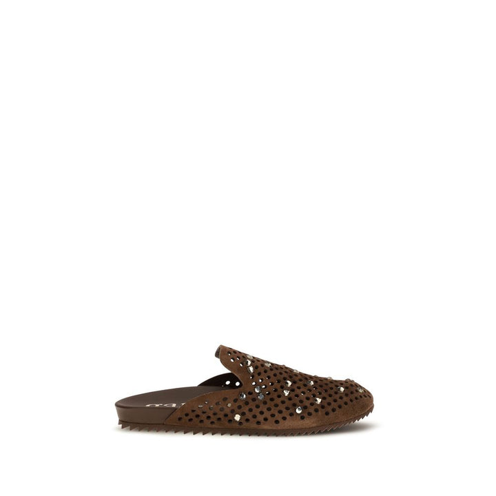 Women’s Pedro García Brown Calf Leather Bos Taurus Mules