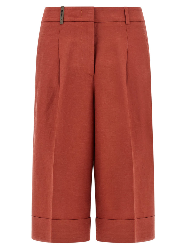 Women’s Peserico Multicolor Viscose Bermuda Shorts