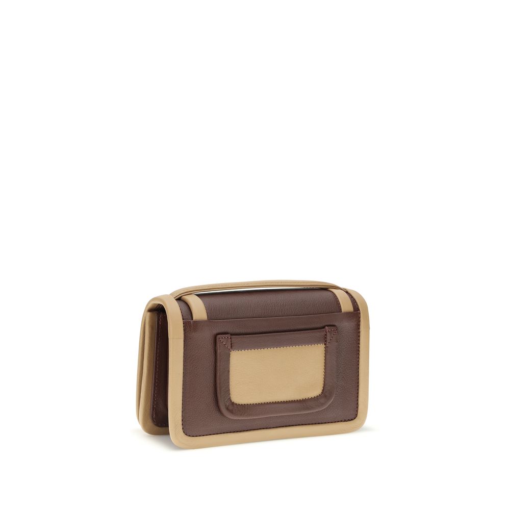 Women’s Pierre Hardy Brown Leather Shoulder Bag
