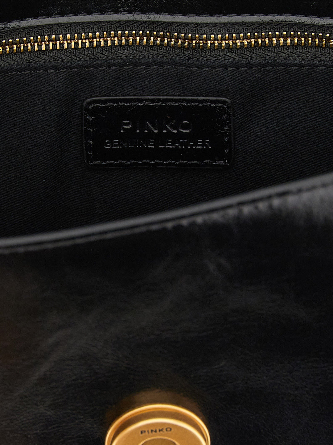 Women’s Pinko Black Calfskin Shoulder Bag