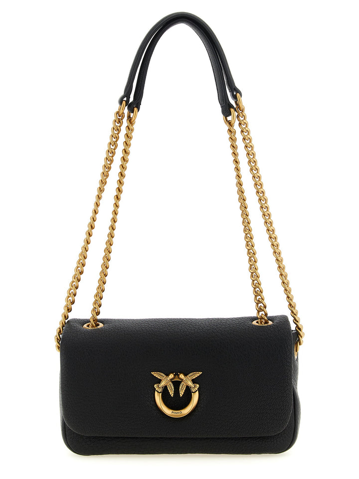 Women’s Pinko Black Lamb Leather Shoulder Bag