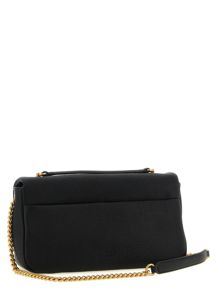 Women’s Pinko Black Lamb Leather Shoulder Bag
