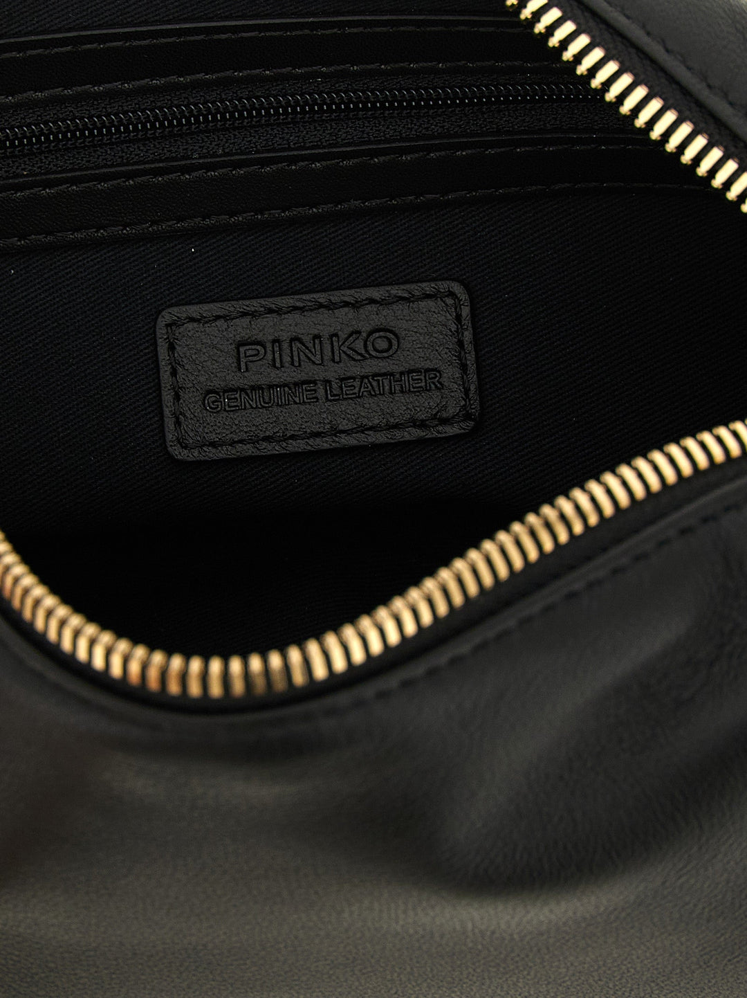 Women’s Pinko Black Lambskin Shoulder Bag