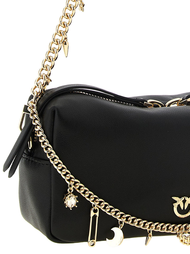 Women’s Pinko Black Lambskin Shoulder Bag