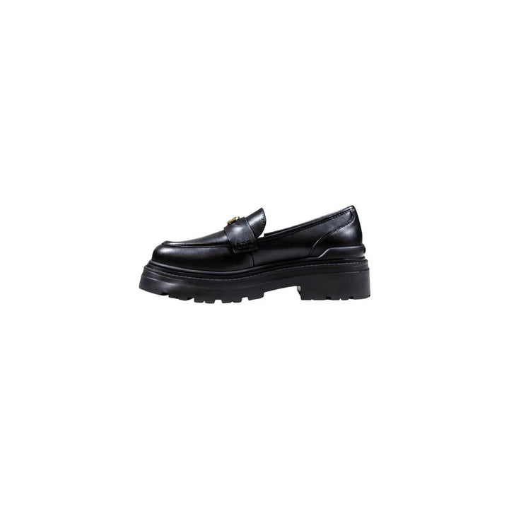 Women’s Pinko Black Leather Platform Pumps