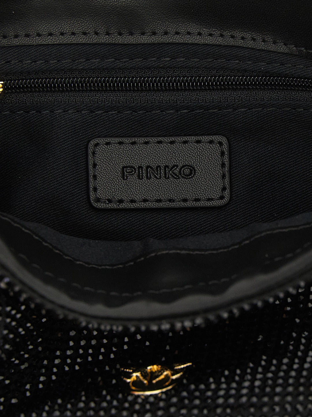 Women’s Pinko Black Polyethylene Clutch Bag