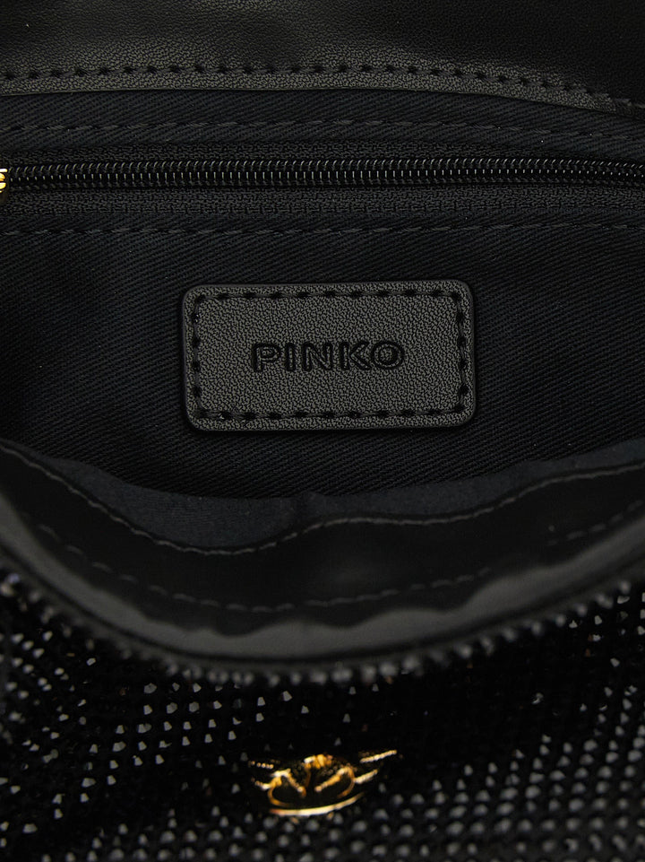Women’s Pinko Black Polyethylene Clutch Bag