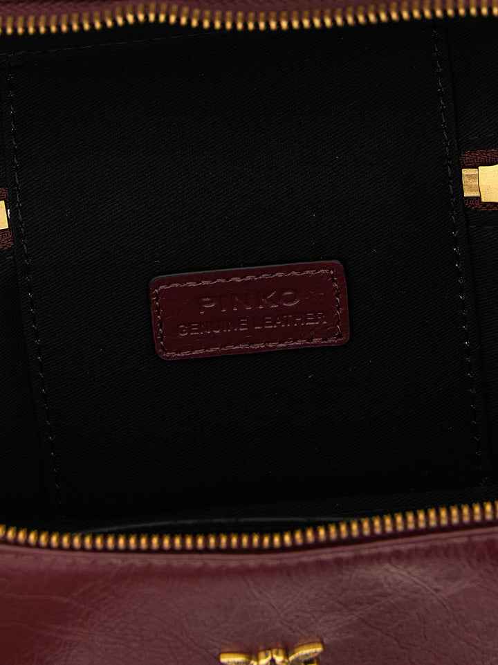 Women’s Pinko Bordeaux Calfskin Crossbody Bag