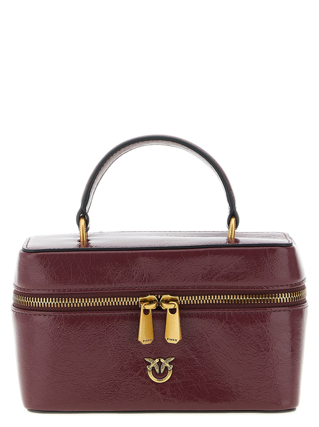 Women’s Pinko Bordeaux Calfskin Crossbody Bag