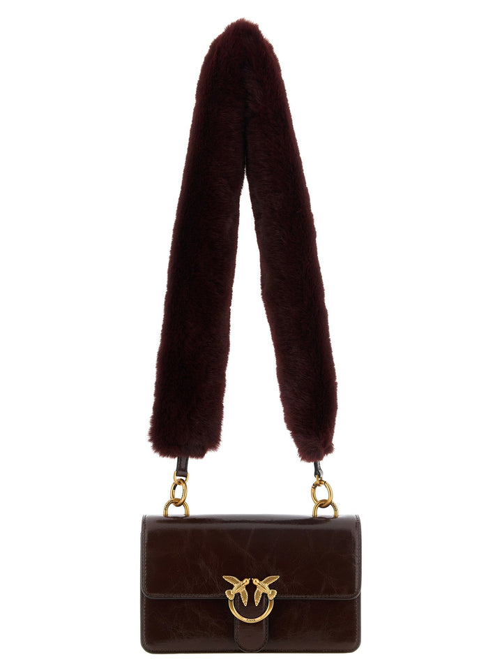 Women’s Pinko Bordeaux Calfskin Shoulder Bag