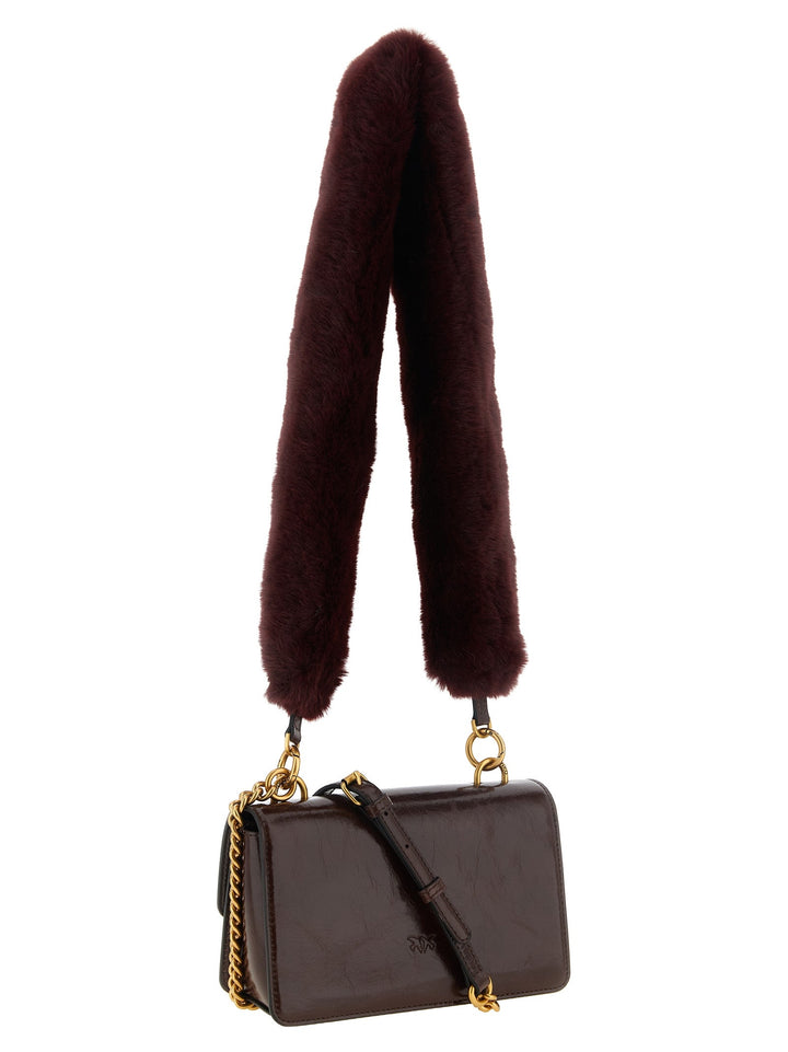 Women’s Pinko Bordeaux Calfskin Shoulder Bag