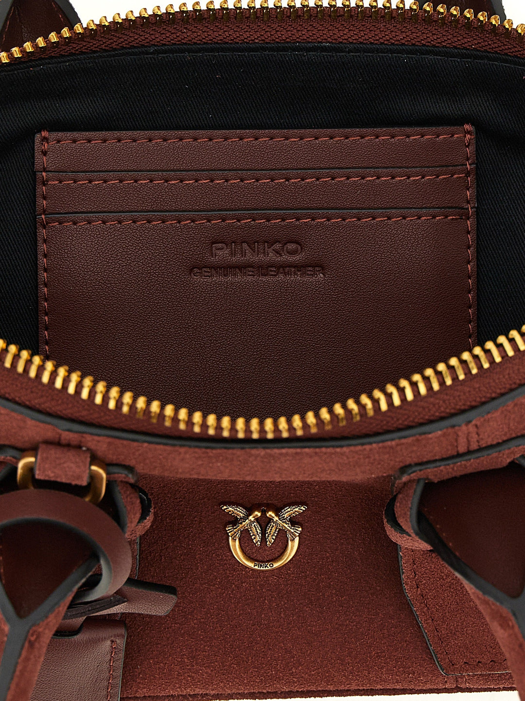 Women’s Pinko Bordeaux Cowhide Shoulder Bag