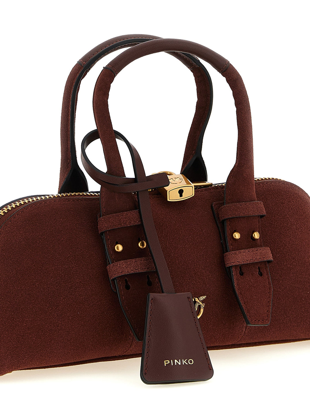 Women’s Pinko Bordeaux Cowhide Shoulder Bag
