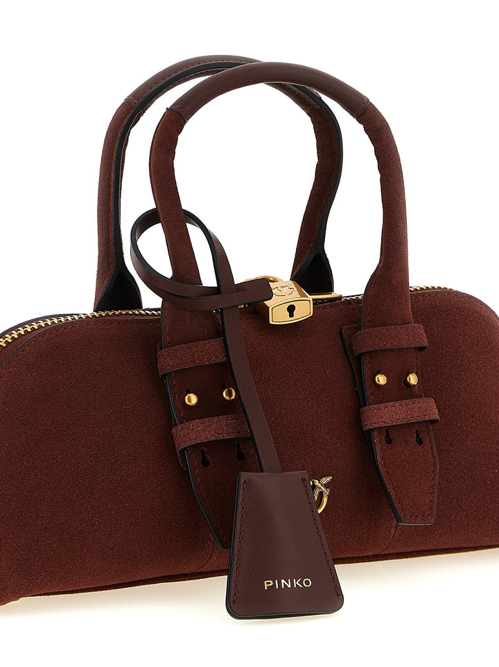 Women’s Pinko Bordeaux Cowhide Shoulder Bag