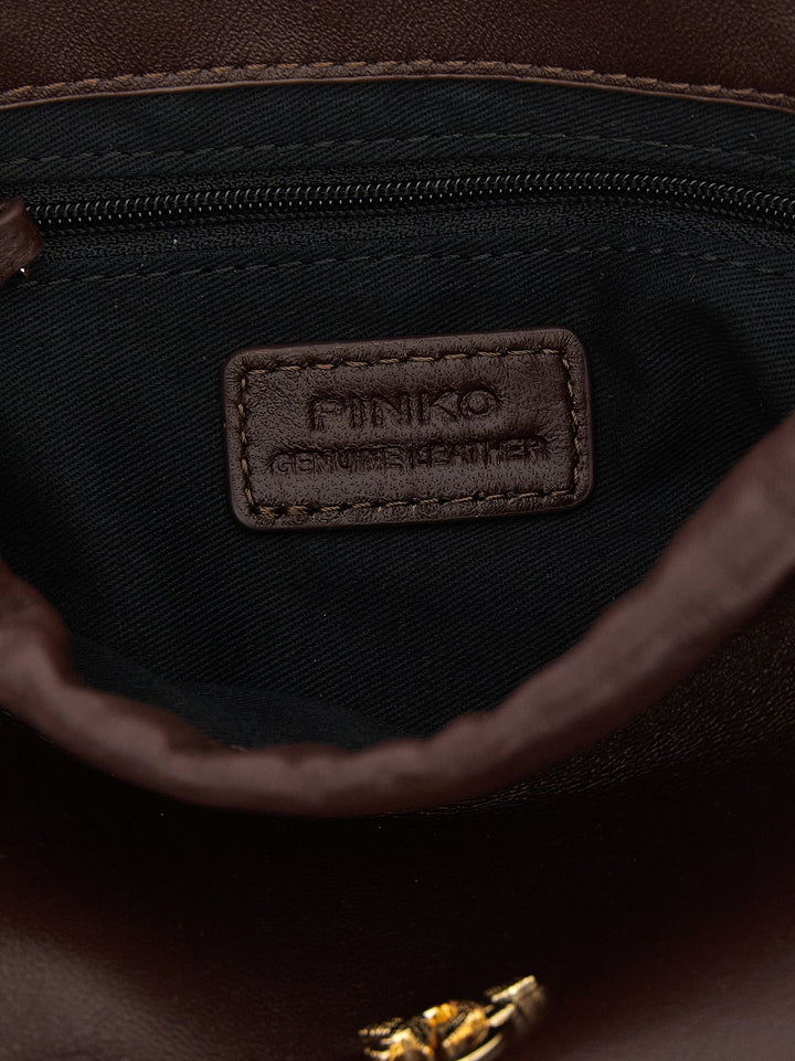 Women’s Pinko Bordeaux Lambskin Shoulder Bag