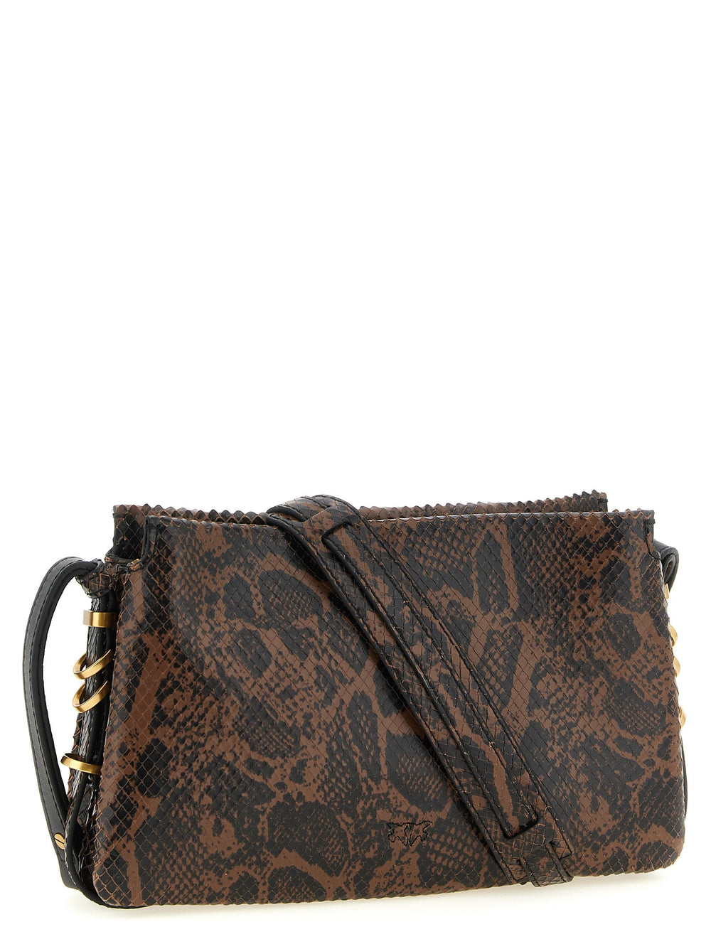 Women’s Pinko Brown Calfskin Crossbody Bag