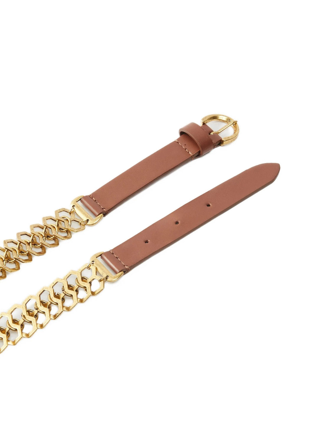 Women’s Pinko Brown Calfskin Regular Belt