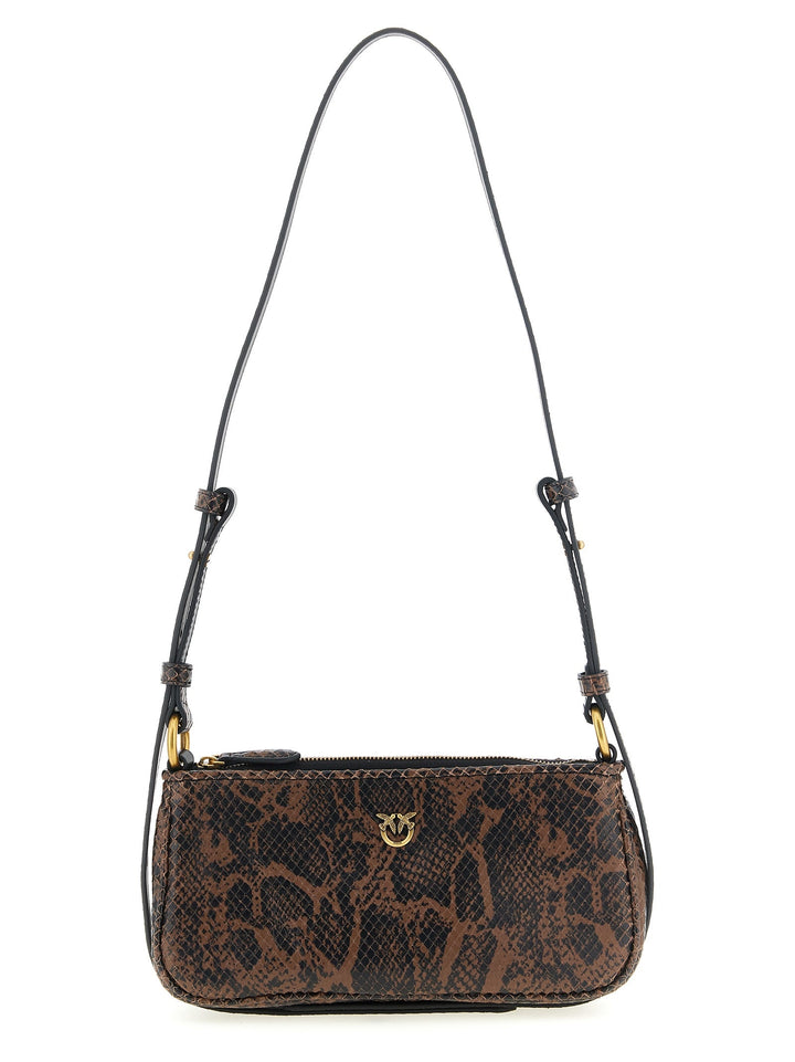 Women’s Pinko Brown Calfskin Shoulder Bag