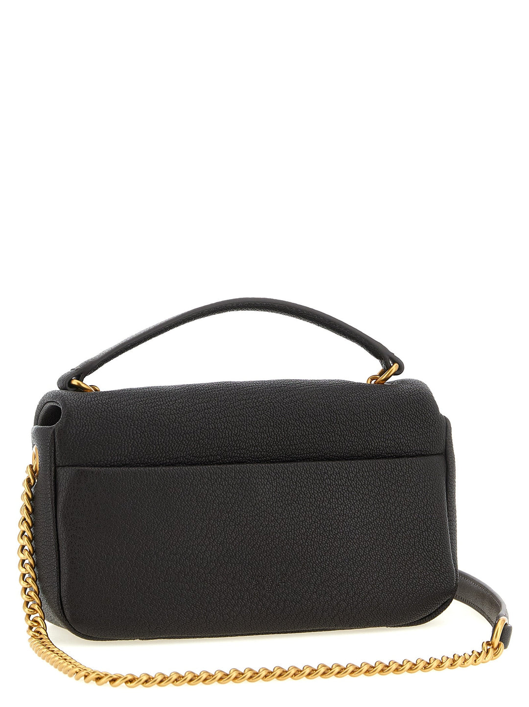 Women’s Pinko Brown Lamb Leather Crossbody Bag