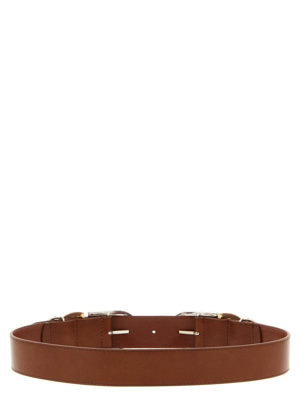 Women’s Pinko Brown Lamb Leather Regular Belt