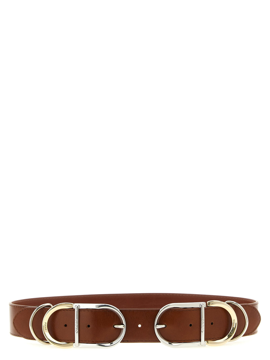 Women’s Pinko Brown Lamb Leather Regular Belt