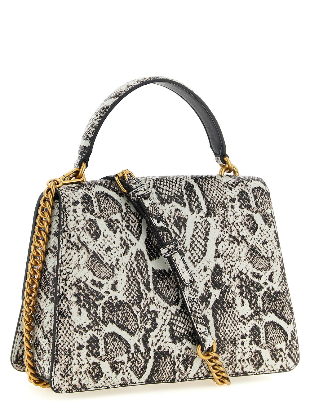 Women’s Pinko Gray Calfskin Handbag