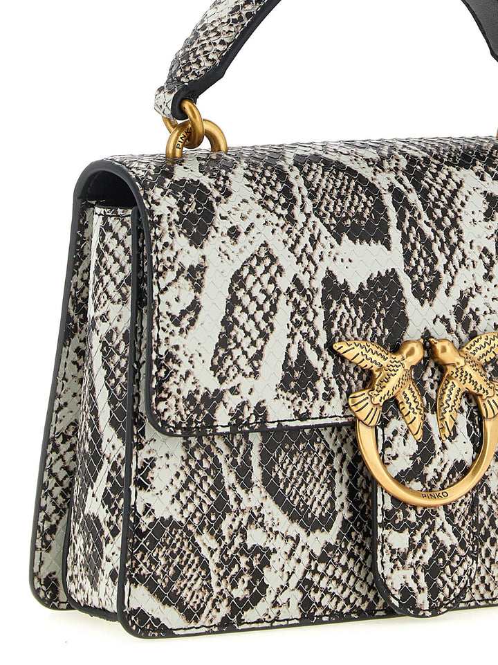 Women’s Pinko Gray Calfskin Handbag